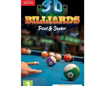 Jogo Switch 3D Billiards - Pool & Snooker (Código de Download) on Sale