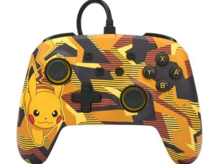 Comando Switch PowerA com fios Enhanced - Camo Storm Pikachu Online