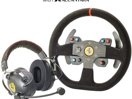 Kit Volante Thrustmaster Multi Ferrari 599xx Evo 30 Add-On Alcantara Edition + Headset Ferrari For Discount